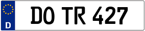 Truck License Plate